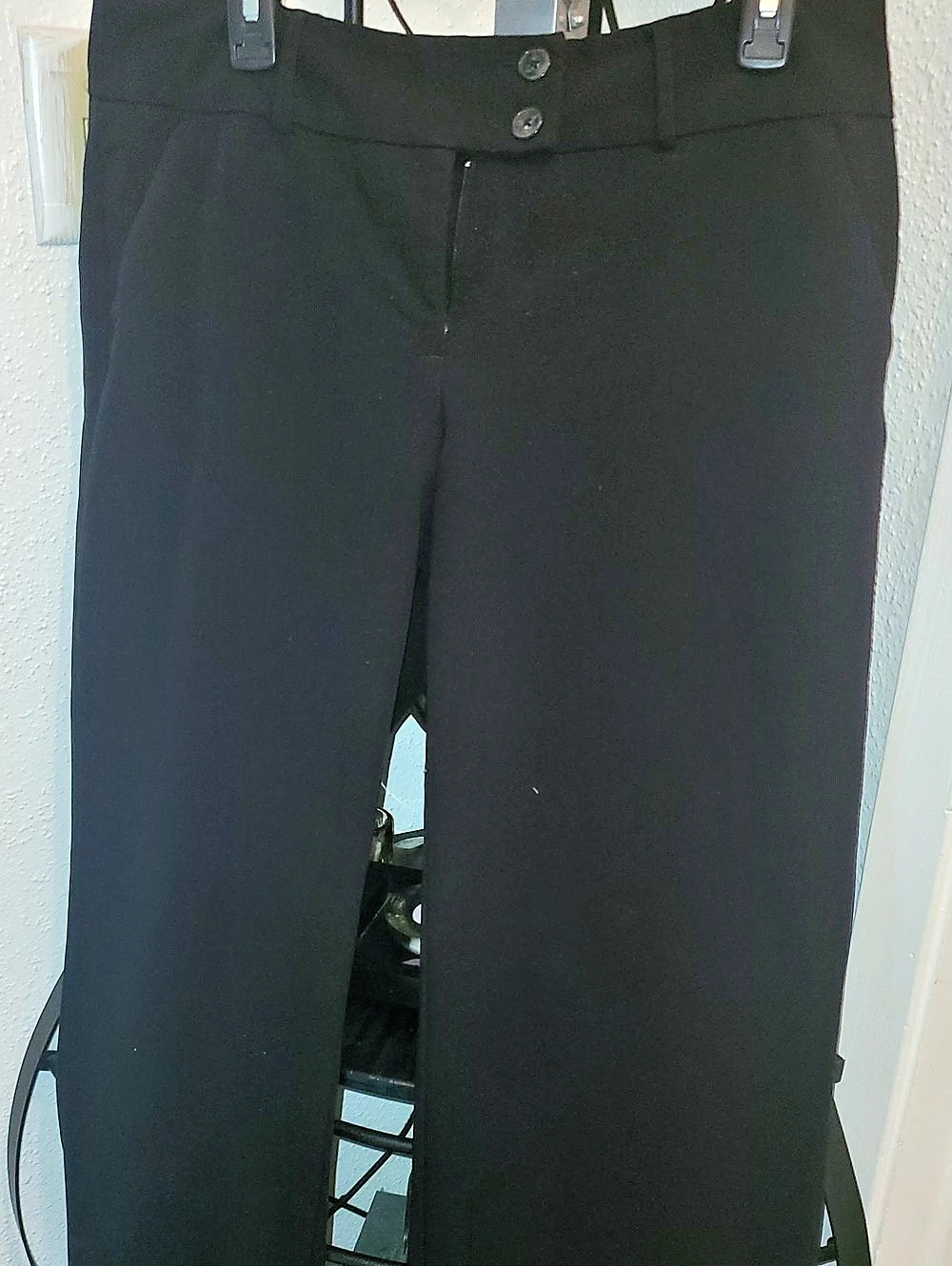 APT 9 Black Straight Leg Pants Size 14 Like New